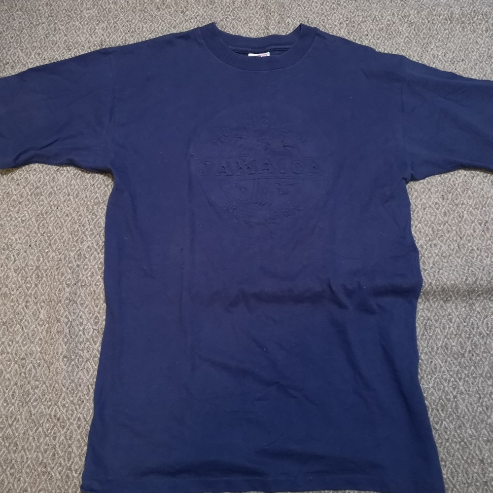 Men's Jamaica "No Problem  Irie Mon" on Hefty made shirt